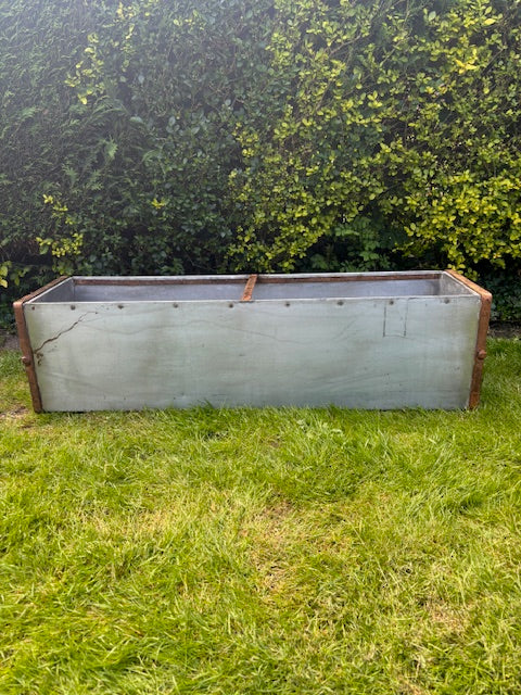 Large Galvanised Planter