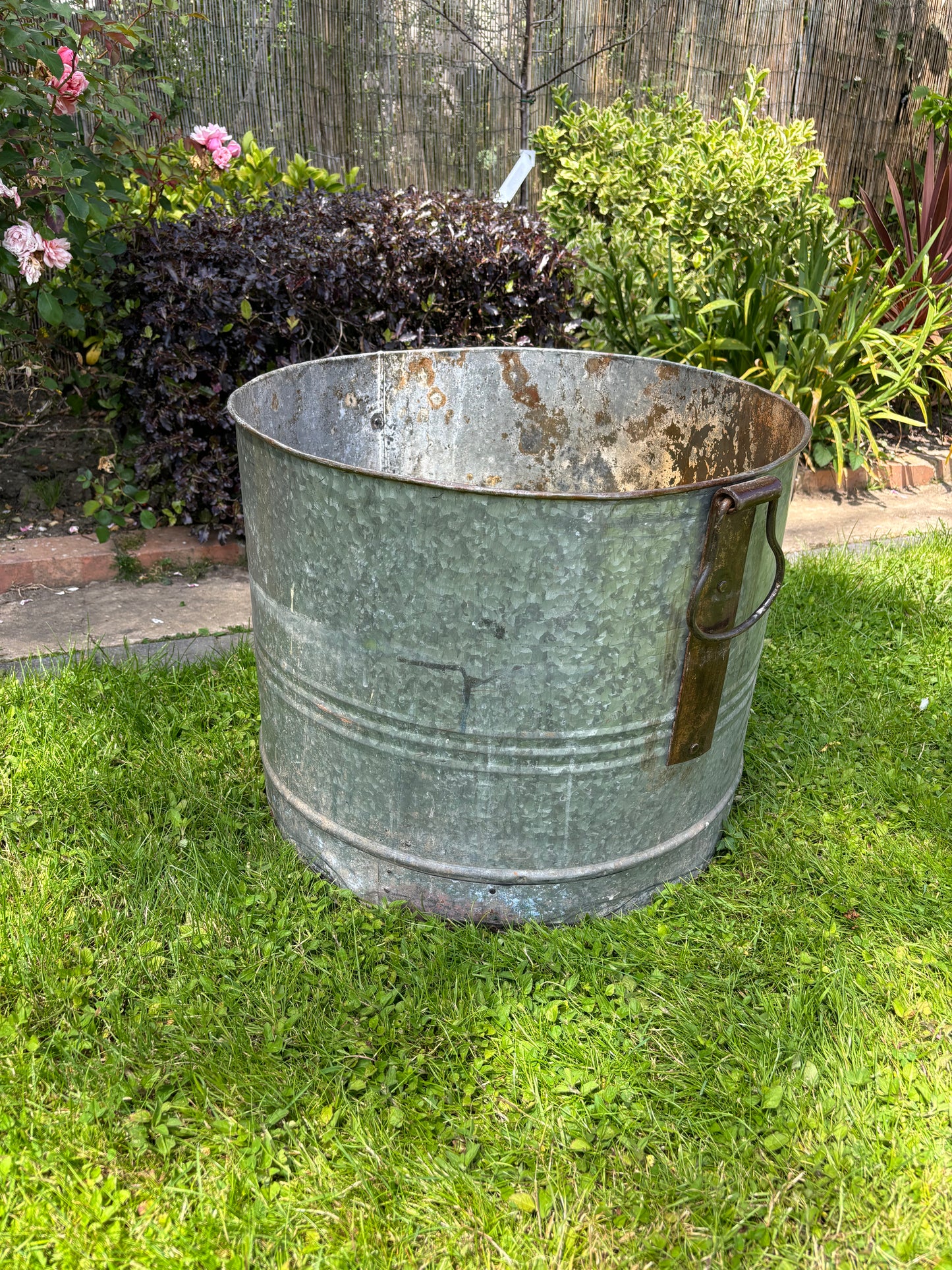 Large Metal Planter