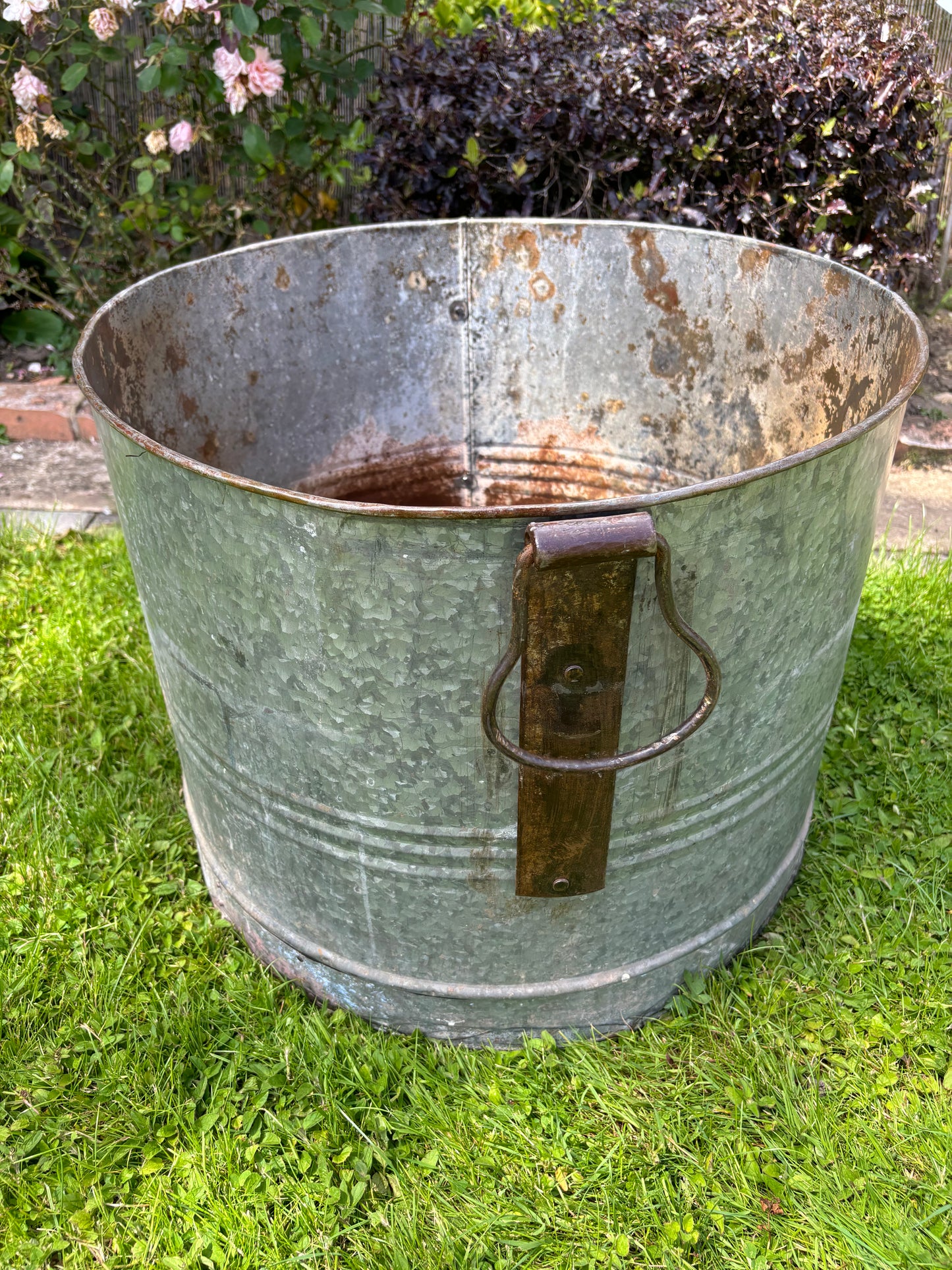 Large Metal Planter