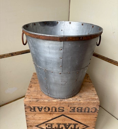 Large Galvanised Pot
