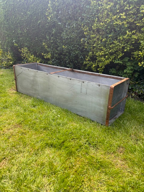 Large Galvanised Planter