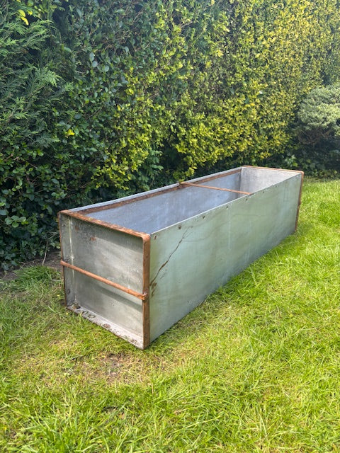 Large Galvanised Planter